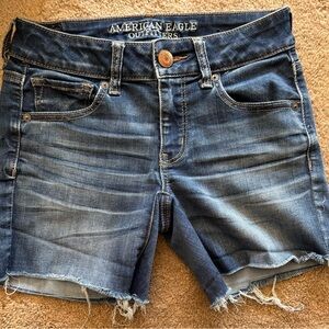 American Eagle Outfitters Dark Wash Jean Shorts